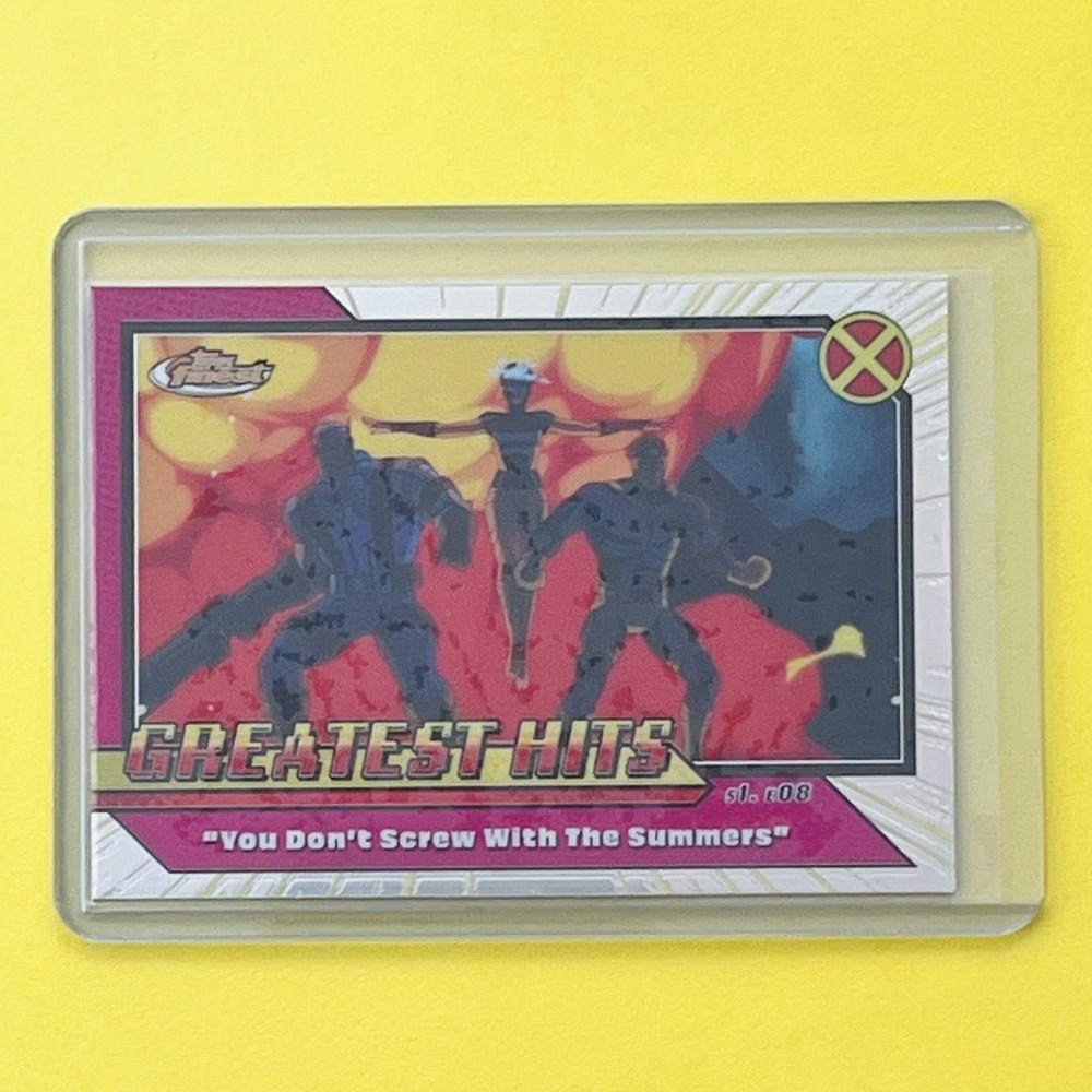2025 Topps Finest Marvel Greatest Hits GH-14 X-Men Insert‎ Card